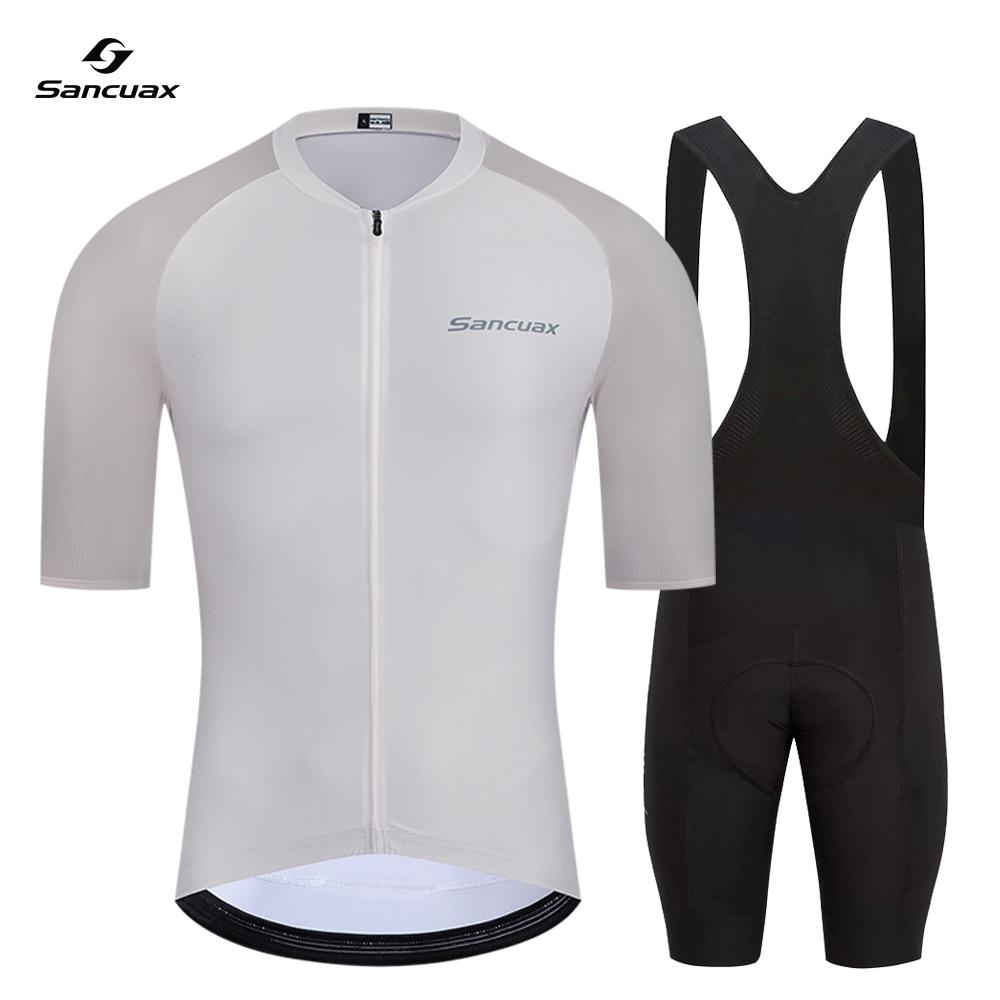 Herren Kurzarm Schnelltrocknend Atmungsaktiv Rennrad Radsportbekleidung mit Taschen Sommer Fahrradkleidung 2026 Sommer Atmungsaktives Radsportanzug Set