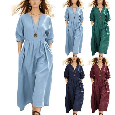 Vestido Casual de Moda para Mujer -color