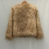 Autumn and Winter New Fox Fur Coat Short Loose Warm Large Size Raccoon Fur Coat Casual