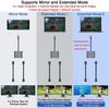 USB-C to Dual 4K HDMI Hub, 4-in-1 Docking Station with PD and USB 3.0 for MacBook