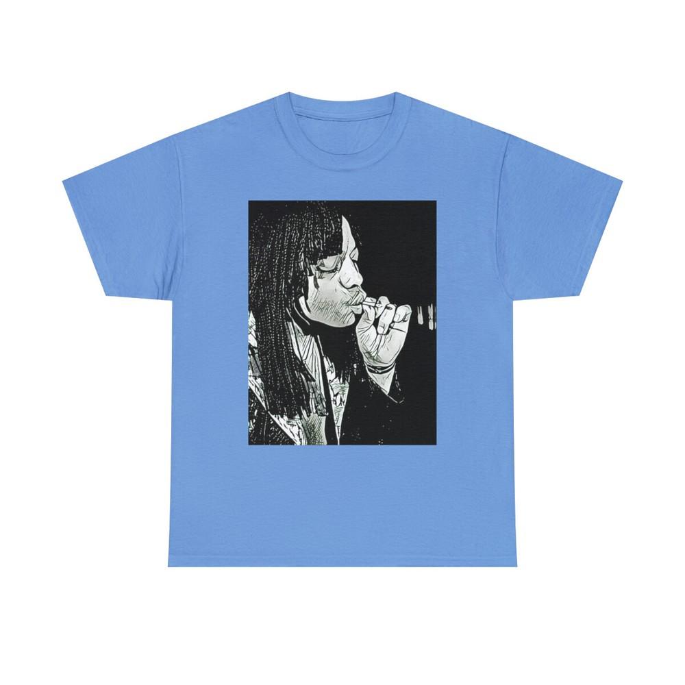 

Rick James Graphic Print Black and White Art Unisex Heavy Cotton T-Shirt L