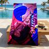 Custom Name Name Art Stylish printed beach towel,a quick-drying, absorbent mat suitable for the beach, pool, gym, and travel fans gift