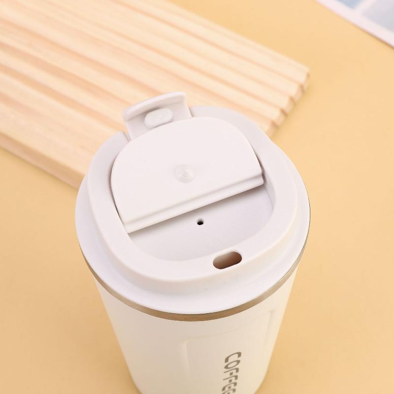 Stainless Steel Coffee Thermal Mug 510ML Portable Durable Tumbler Cup for Hot Cold Drinks Car Travel Use