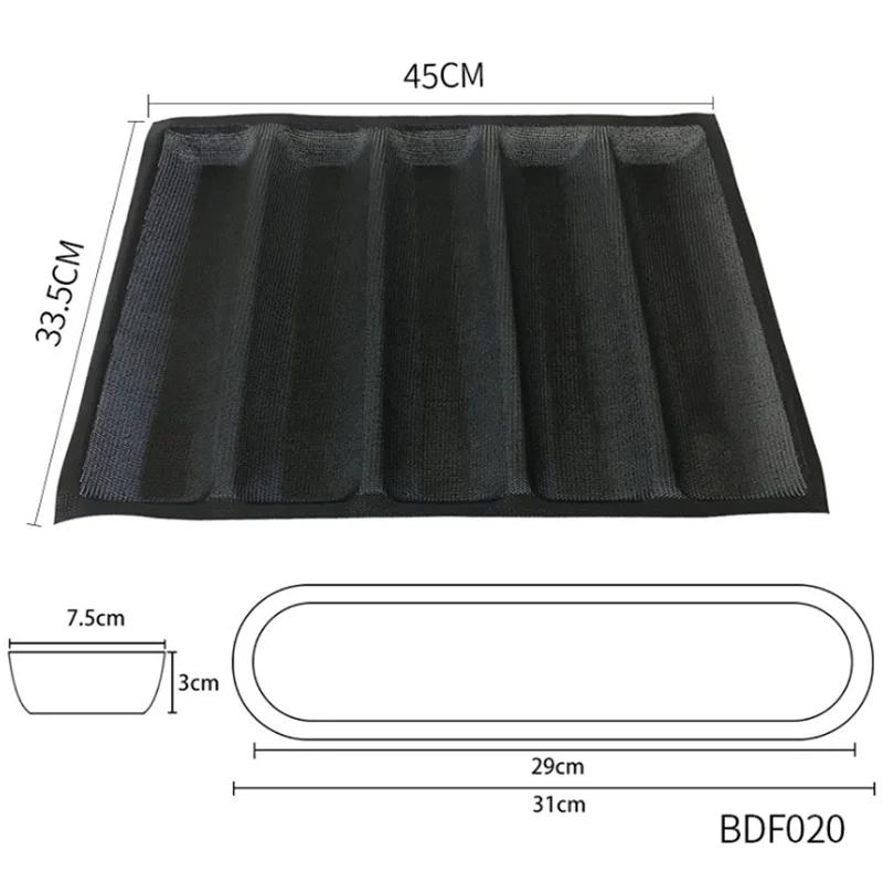 Silikonové síťované perforované formy na chléb Nepřilnavé pečicí plechy Formičky na hamburgery Forma na briošky Podnos Forma na francouzský chléb