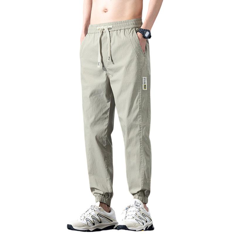 Men's Slim Stretch Korean Style Summer Drawstring Sweatpants