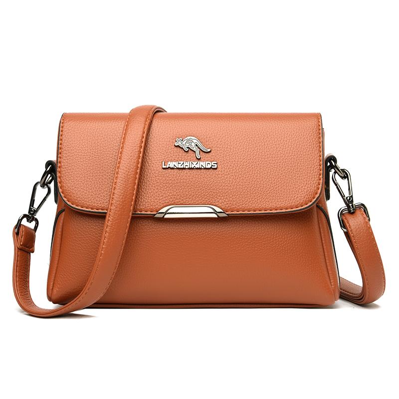 High-quality Leather Crossbody Bag Fashion Women Luxury Ladies Shoulder Messenger Bag
