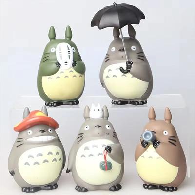 Totoro Figure Mini Statue Cute Toys Room Ornaments Kawaii Figures Toy Kid Gifts Collecctibles