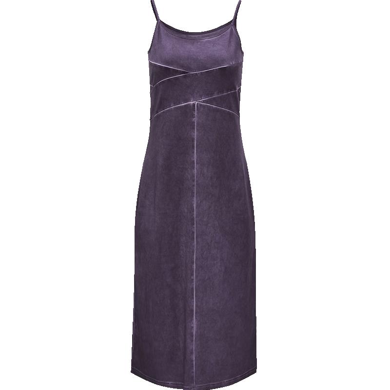 Only 2024 Retro Waist-Cinching Cami Midi Dress