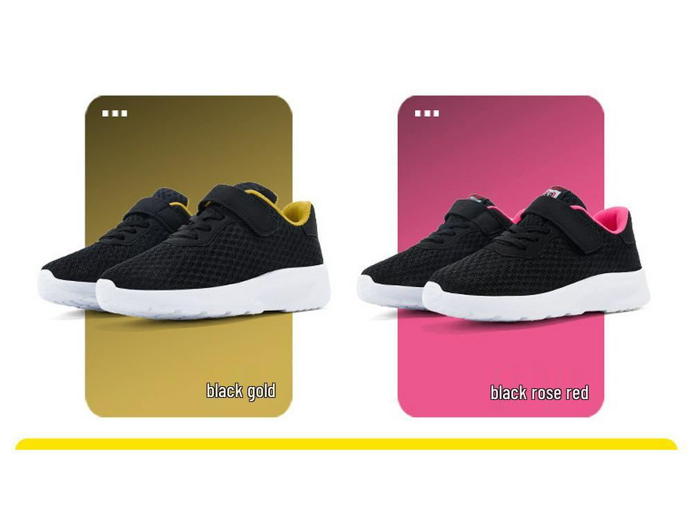 Boys & Girls Lightweight Breathable Sports Shoes, Double Mesh, Ages 7-12, Spring & Autumn Versatile Running Sneakers.