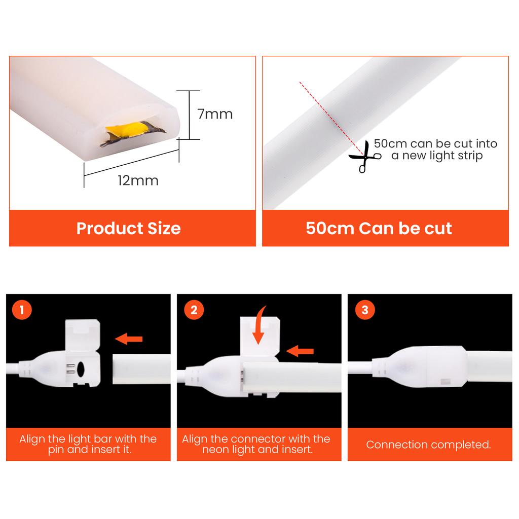 220V Dimmable COB LED Strip Light Tuya WiFi LED Tape Bluetooth Flexible COB LED Lights with EU Plug Waterproof Linear Lighting