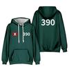 Squid Game 3 Hoodie Streetwear Printed Hooded Sweatshirt Men Women Cosplay Sports Pullovers