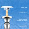 Bathroom Sink Stopper Pop-up Drain Strainer Hair Debris Catcher Sink
