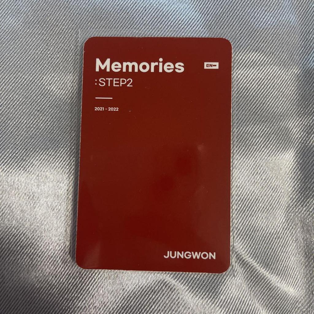 [USED] ENHYPEN Jungwon Memories: STEP2 Trading Card