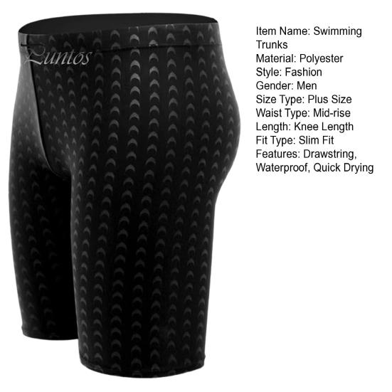 Pánské rychleschnoucí plavky Středně vyvýšená vnitřní stahovací šňůrka Vodotěsné plavkové šortky Anti-UV přiléhavé plavky