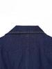 Y20678 Stylish Denim Jacket with Belted Waist and Suit Collar for Women 2025