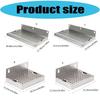 Modern Wall Mounted Nonrust Steel Draining Tray for Pubs and Kitchens with Delicate Design and Efficient Water Flows
