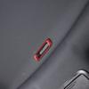 Red Carbon Fiber Car Sunroof Handle Cover  Stickers For Honda Pilot  17-23