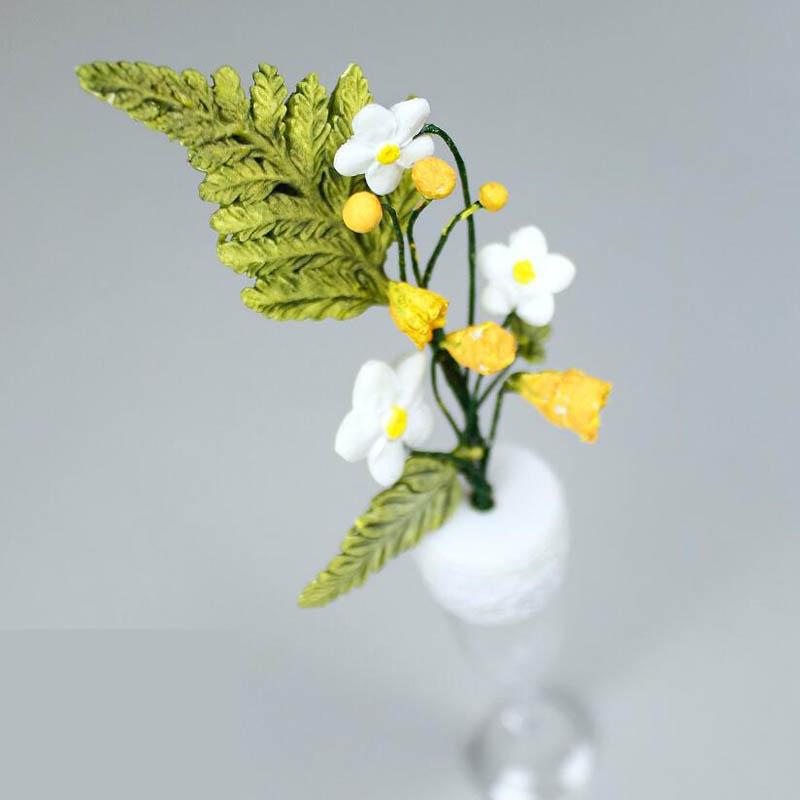 Blumenfüller Blatt Silikon Dekorierformen Kuchen Zuckerpaste Süßigkeiten Tonform