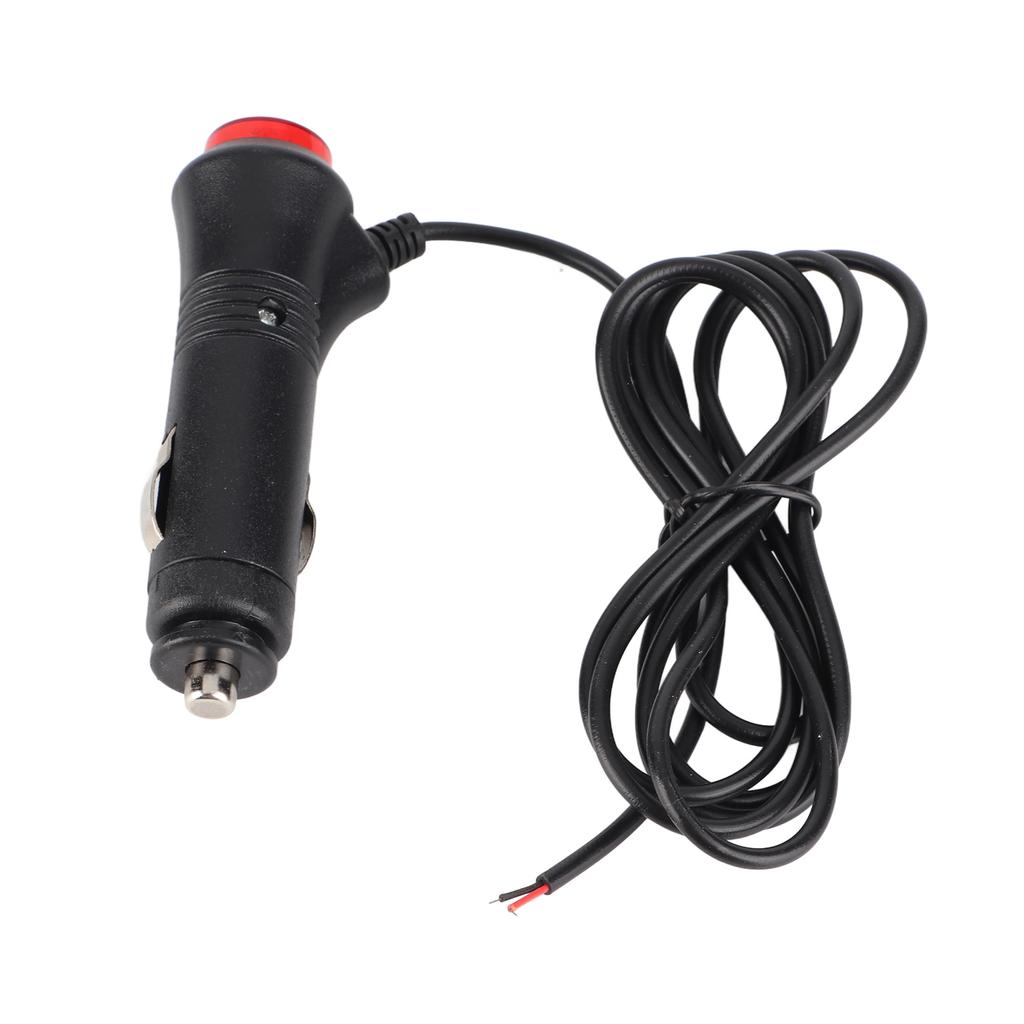 1.5m Male Car Cigarette Lighter Socket Power Plug Adapter On Off Switch Fuse 12V 24V