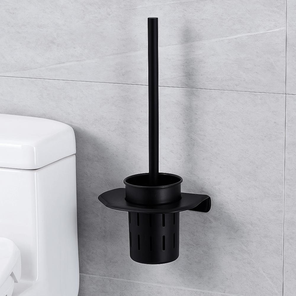 Rust-proof Toilet Brush Set Wall Mounted Toilet Brush Holder Toilet Cleaning Brush Shower Area