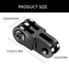 Aluminum Camera Mount Adapter Rotatable Tripods Thread for  Action Cameras, Easy Installation