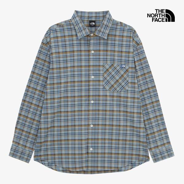 

Мужская клетчатая рубашка The North Face S Плиссированная Nh8lr02a Dpb deep blue/90(S)