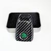 Car Logo Key Cover Replacement Key Case For Alfa Romeo Giulietta Giulia Mito Stelvio giulietta Tonale Carbon Fiber Style Valve Stems 1