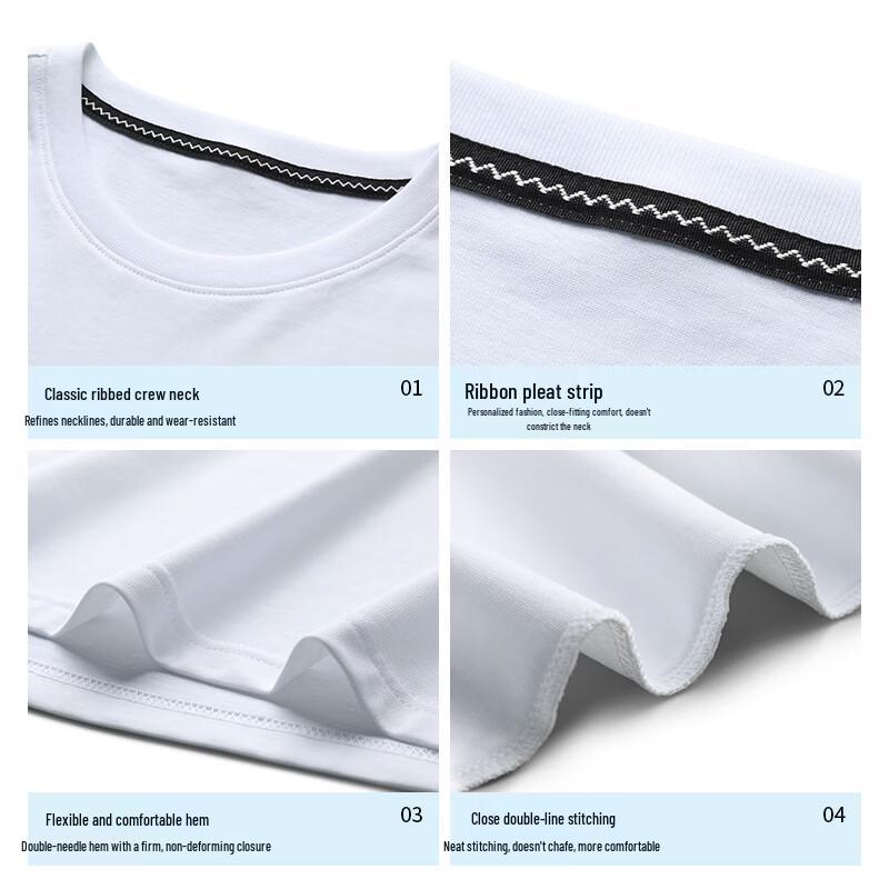 Jeanswest Men's Cool-Touch Short Sleeve Round Neck T-Shirt