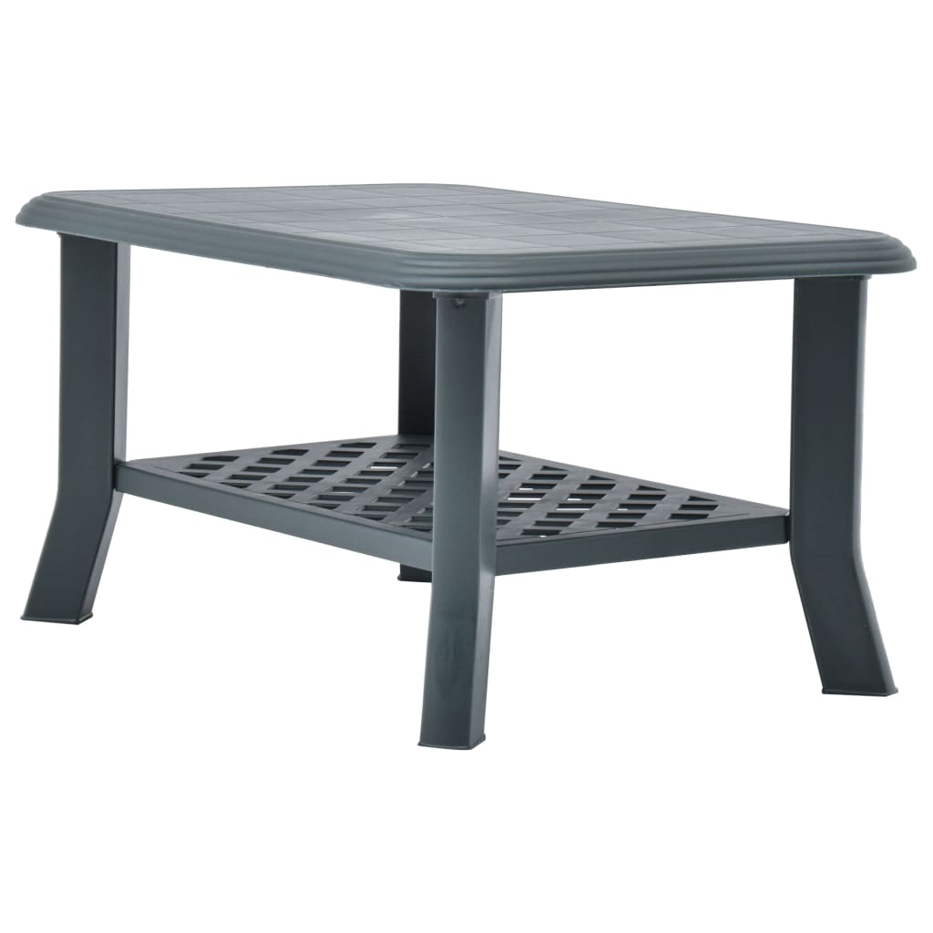Green Coffee Table 90 x 60 x 46 cm Plastic