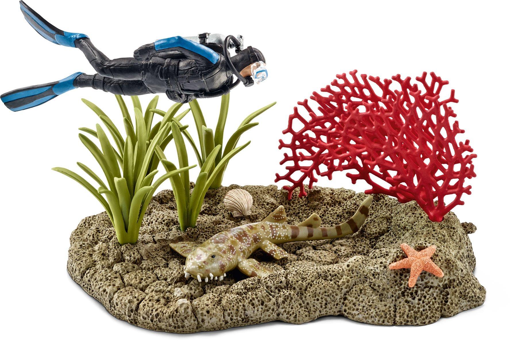 

Игровой набор Schleich Wildlife Коралловый риф и дайвер 42328