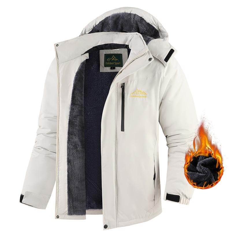 Men's Stormtrooper Jacket, Thick and Warm Cotton Jacket, Large Outdoor Mountaineering Clothing
