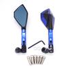Motorcycle Rearview Pentagon CNC Mirror - Reversing Auxiliary Reflectors for Electric Cars and Bikes