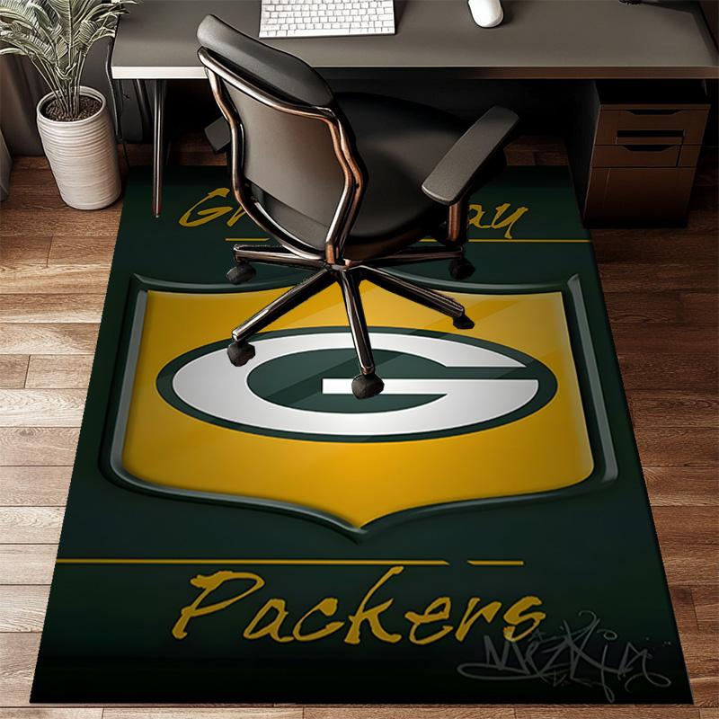 Green Bay Packers Pride Rug Game Carpet, Floor Mat for Bedroom Living Room Entryway Rug, Home Decor Idea Gift for Christmas birthday