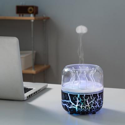 280ML Rotating Jellyfish Aroma Diffuser with Timer Aromatherapy Humidifier Essential Oil Diffuser for Home Bedroom Spa Office