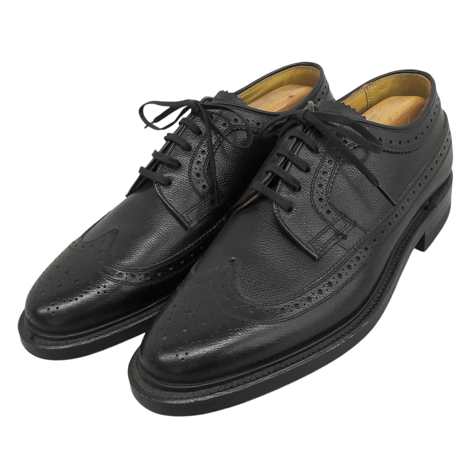 Pristine REGAL Leather shoes black leather mens Used
