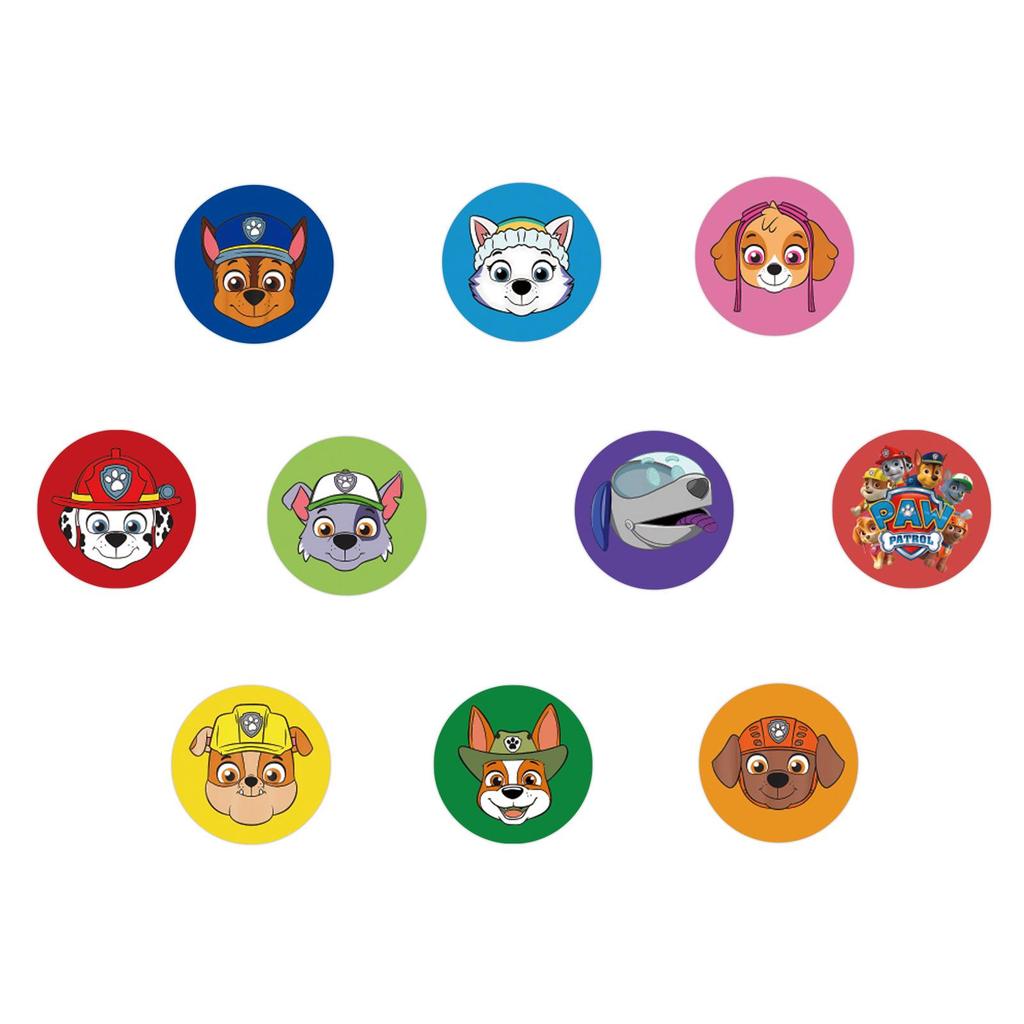 50/500 Sheets Paw Patrol Graffiti Stickers for Notebooks, Water Cups & Bullet Journals - Waterproof & Personalizable