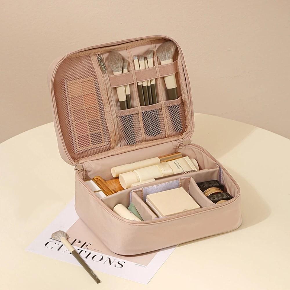 

Portable Thickened Travel Makeup Bag Oxford Cloth Double-Layer Toiletry Bag Large Capacity Waterproof Storage Bag