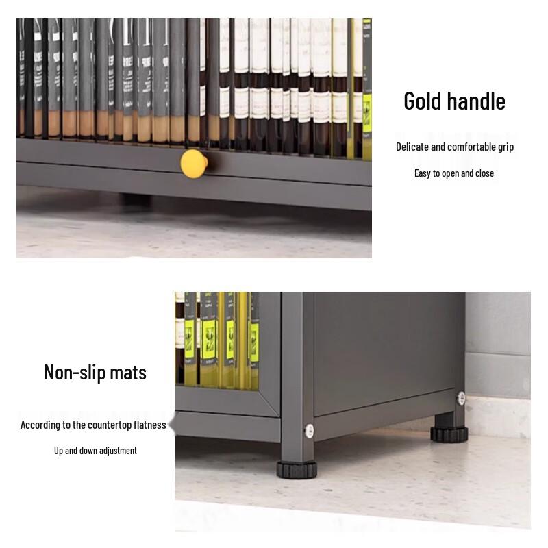 Σύγχρονη Επιτραπέζια Ραφιέρα Μπαχαρικών 3 Επιπέδων