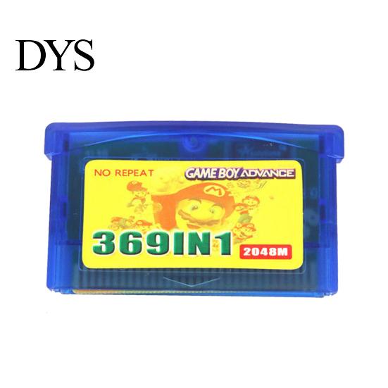 Игровая картриджная игра 369 в 1, версия для США, для GameBoy Advance