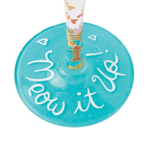Lolita Wine Glass "MEOW IT UP" 6016982