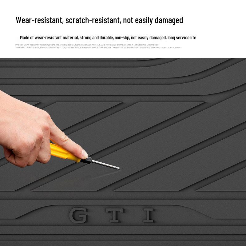 Volkswagen Golf 8 TPE Trunk Mat: Dirt-Proof Protection, Set of 25