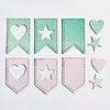 Star Heart Tag Banner Metal Cutting Dies DIY Scrapbook Emboss Paper Card Stencil