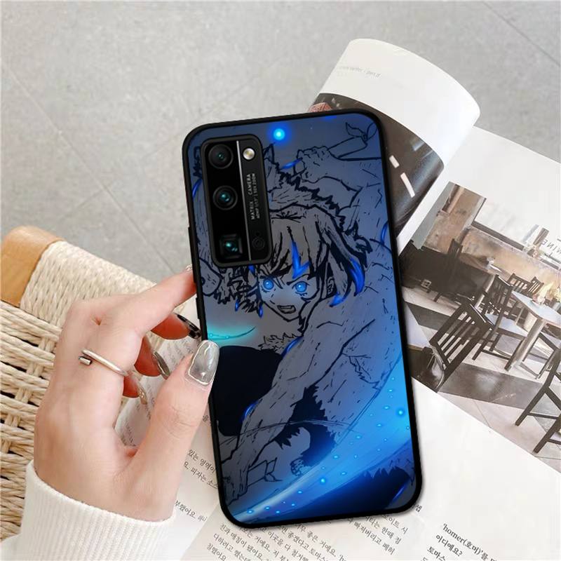 Japan Anime Cartoon Demon Slayer Phone Case For Huawei Honor V30 30 9X 7A Pro View 20 10 9 Lite 10I 8C 8X 5A Play Cover