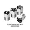 For Lexus 4Pcs Car Wheel Tire Valve Cap Protection Cover Auto Accessories CT ES GS NX IS250 RX350 IS200 LX570 UX250h CT200h AFT1