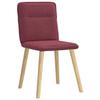 VidaXL Dining Chairs Set of 2 Bordeaux Red Fabric, Dining Chair, Kitchen Chair, Accent Chair, Chair, Chair 4101223