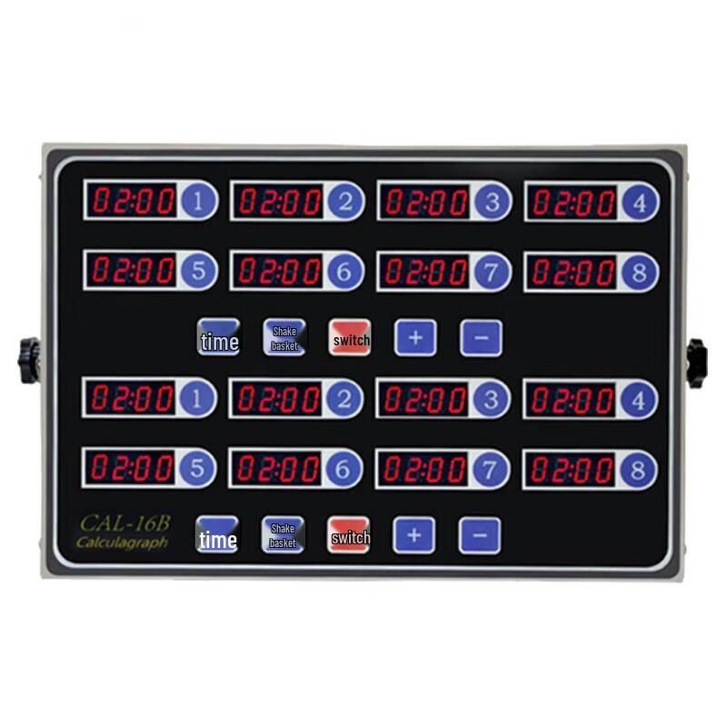 Commercial Kitchen 16-Channel Timer светло-серый