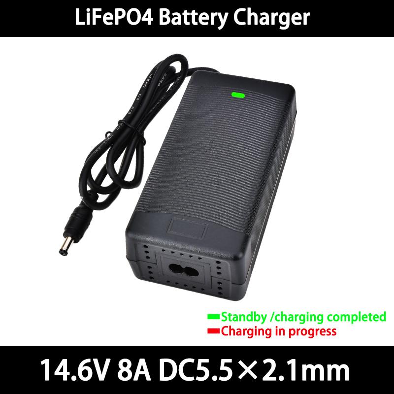 

12V 8A 14.6V 8A Lifepo4 Charger AC 100-240V 4S 12V/12.8V Lithium iron Phosphate Battery Pack Charger It comes with a cooling fan AU Plug