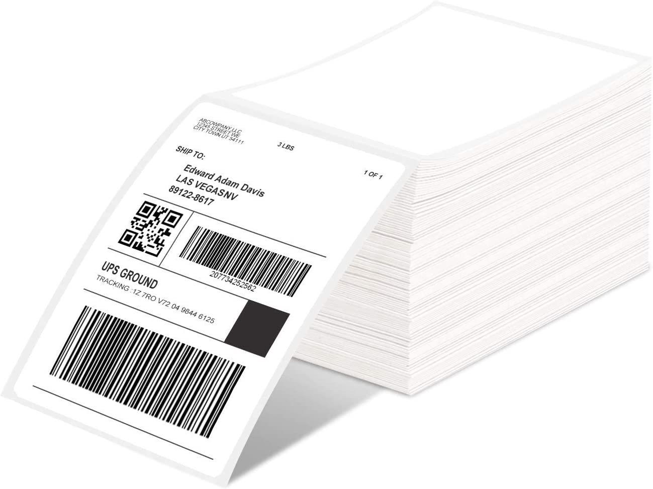 

500 Pcs Thermal Shipping Waybill Label Stickers 4X6 A6 For Phomemo Pm-241Bt D520Bt 246S Portable Labeler Printer Mailing Set