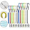 Tools Chainsaw Lanyard Spring Elastic Rope Fishing Lanyards Spiral Coiled Lanyard Safety Rope