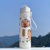800ml Capybara Cute Water Cup with Straw & Handle Sports Water Bottle Portable Drinking Bottle for Boys Girls Daily Use